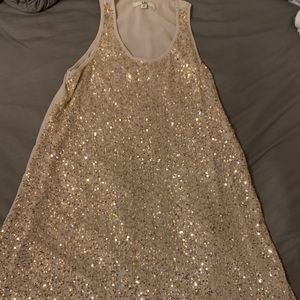 Sequin Gold Dress